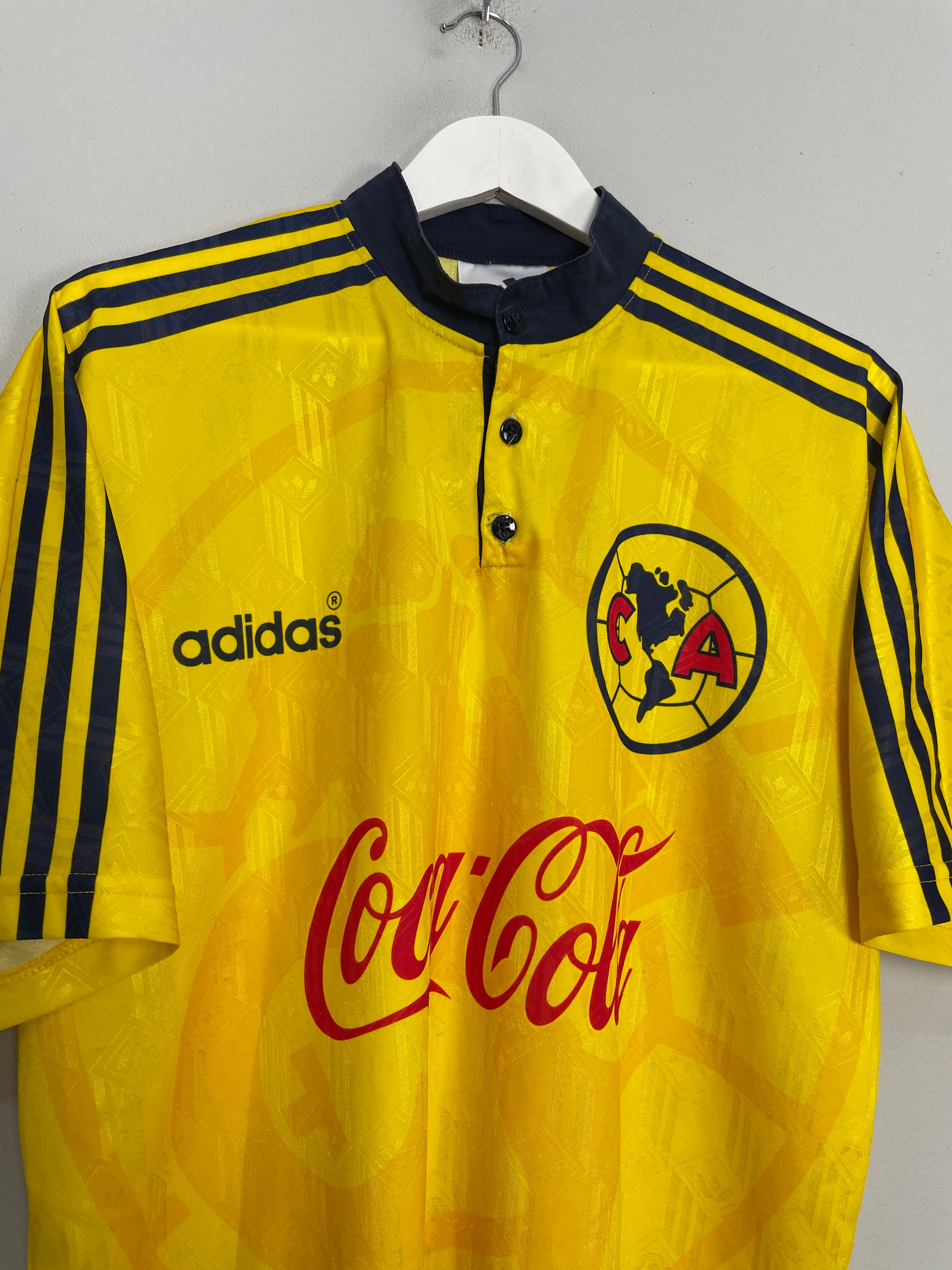 Shop 1996/97 CLUB AMERICA HOME SHIRT (M) ADIDAS, classic football shirts, vintage football shirts & retro soccer jerseys at Cult Kits