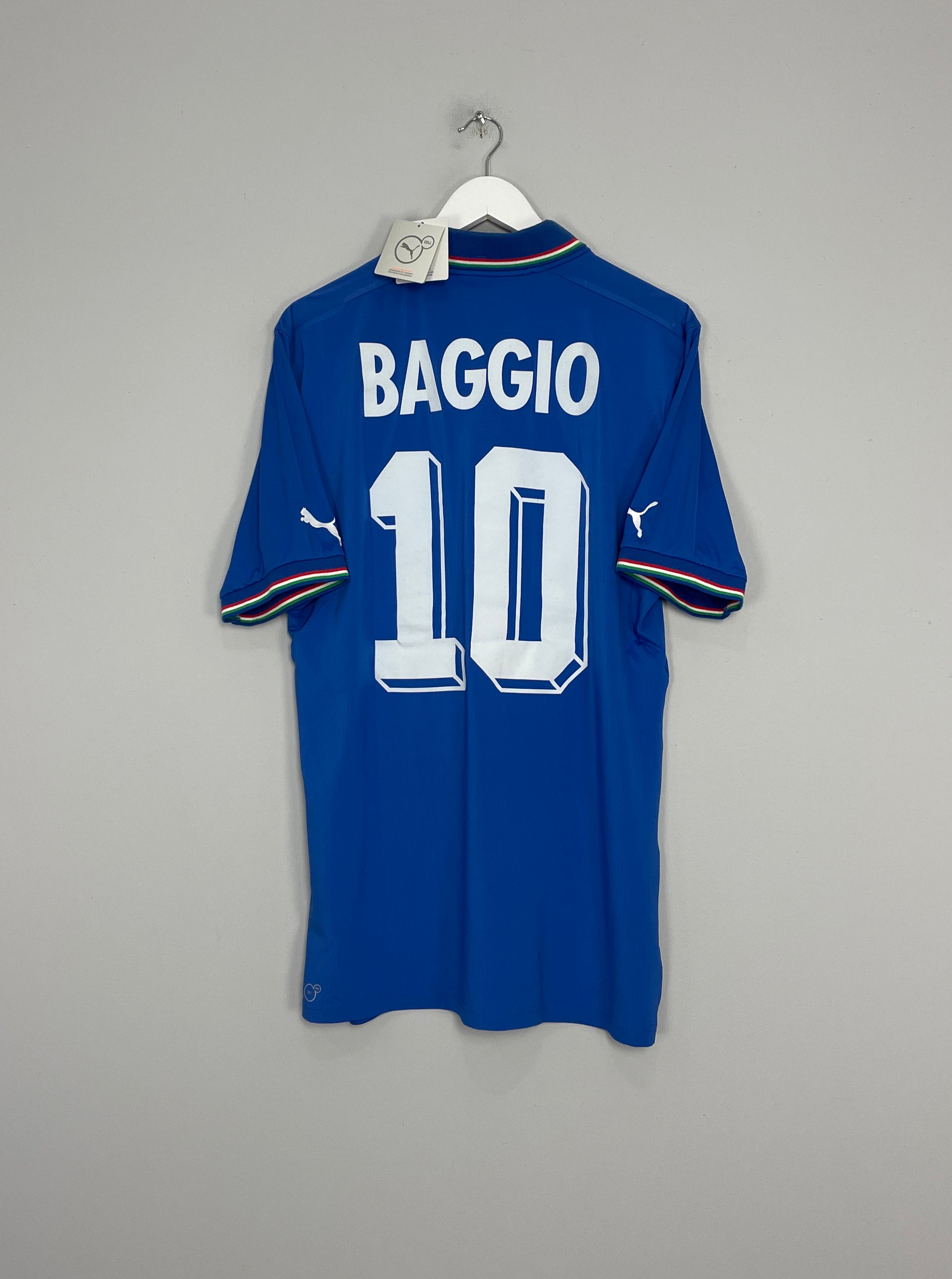 Shop 2012/13 ITALY BAGGIO #10 *BNWT* ANNIVERSARY HOME SHIRT (XL) PUMA, classic football shirts, vintage football shirts & retro soccer jerseys at Cult Kits