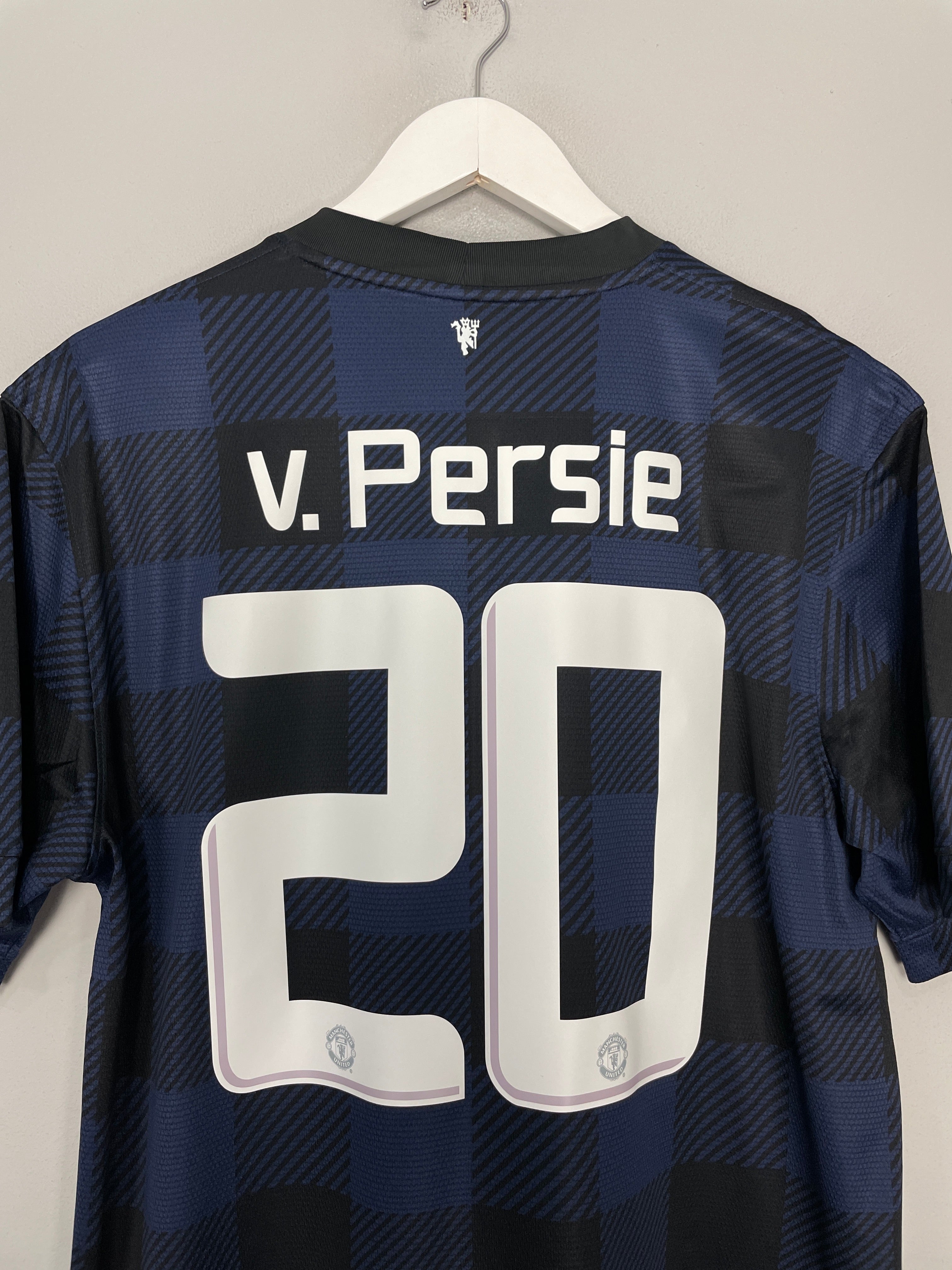 Shop 2013/14 MANCHESTER UNITED V.PERSIE #20 AWAY SHIRT (L) NIKE, classic football shirts, vintage football shirts & retro soccer jerseys at Cult Kits
