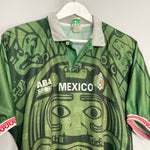 Shop 1998/99 MEXICO HOME SHIRT (L) ABA SPORT, classic football shirts, vintage football shirts & retro soccer jerseys at Cult Kits