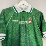 Shop 1999 MEXICO HOME SHIRT (M) GARCIS, classic football shirts, vintage football shirts & retro soccer jerseys at Cult Kits