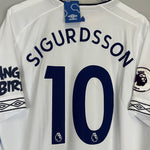 Shop 2018/19 EVERTON SIGURDSSON #10 *BNWT* THIRD SHIRT (XXL) UMBRO, classic football shirts, vintage football shirts & retro soccer jerseys at Cult Kits
