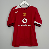 Shop 2004/06 MANCHESTER UNITED ROONEY #8 HOME SHIRT (S) NIKE, classic football shirts, vintage football shirts & retro soccer jerseys at Cult Kits
