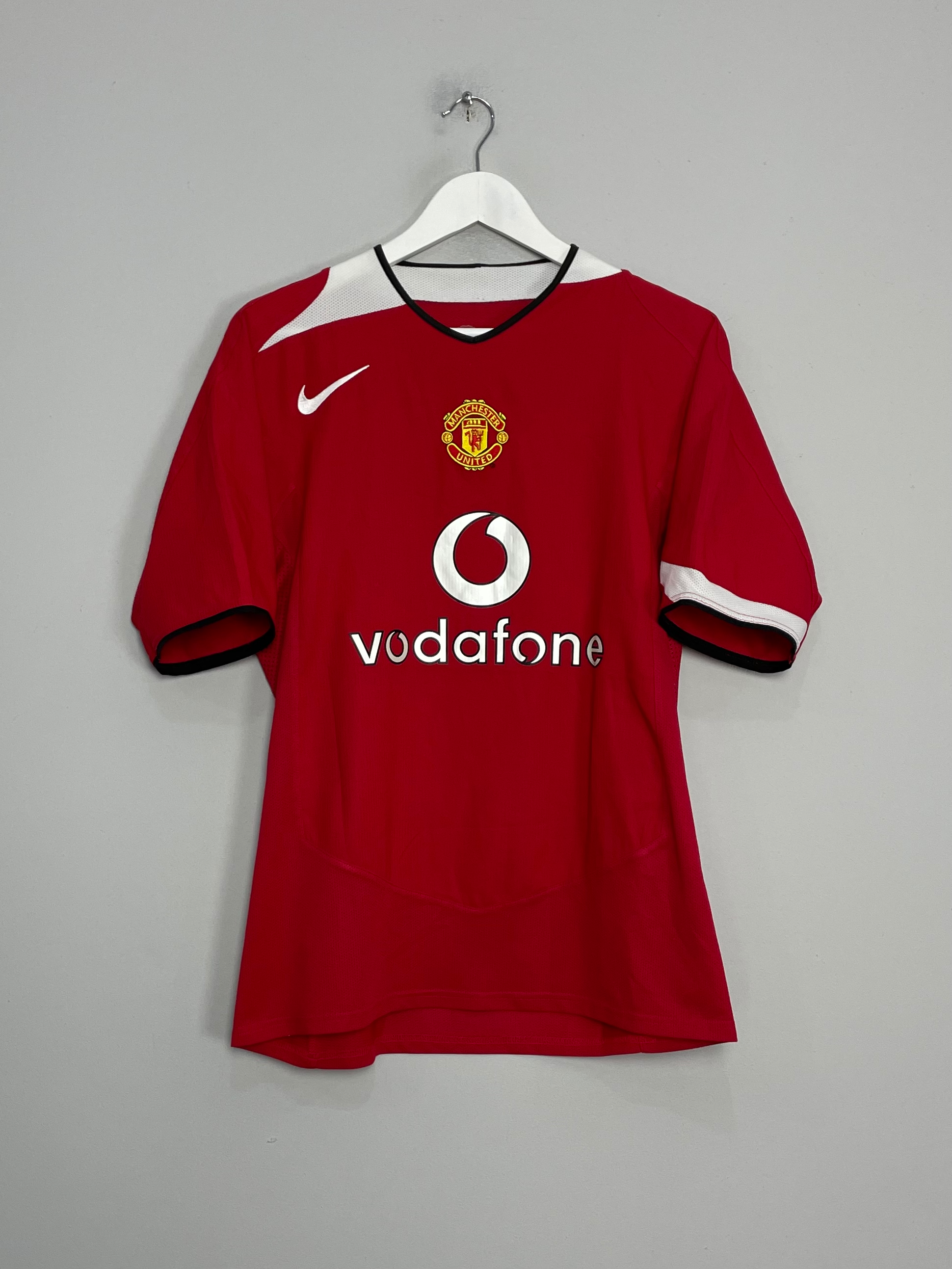 Shop 2004/06 MANCHESTER UNITED ROONEY #8 HOME SHIRT (S) NIKE, classic football shirts, vintage football shirts & retro soccer jerseys at Cult Kits