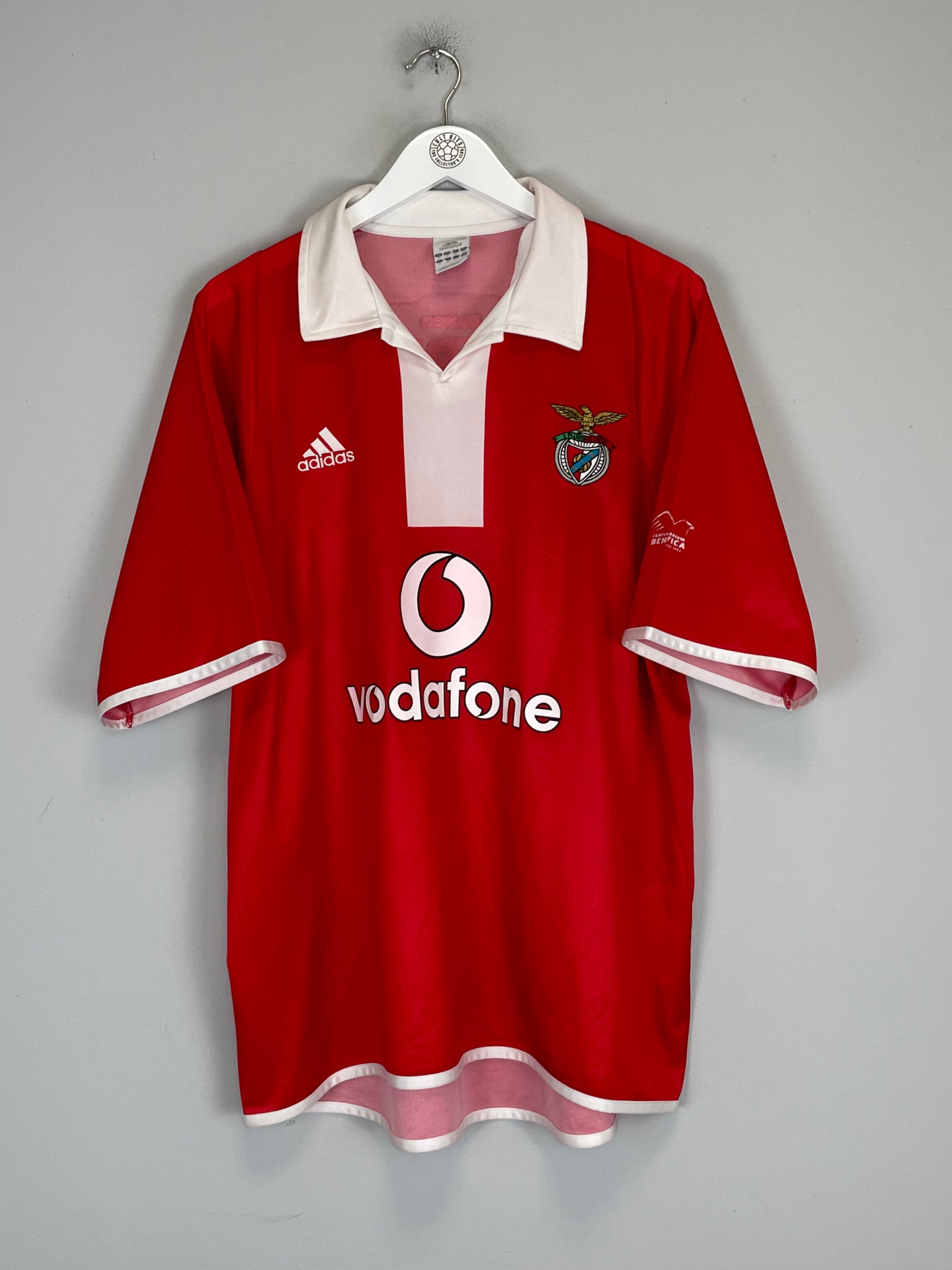 Shop 2003/05 BENFICA FEHER #29 *CENTENARY* HOME SHIRT (XL) ADIDAS, classic football shirts, vintage football shirts & retro soccer jerseys at Cult Kits