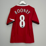 Shop 2004/06 MANCHESTER UNITED ROONEY #8 HOME SHIRT (S) NIKE, classic football shirts, vintage football shirts & retro soccer jerseys at Cult Kits
