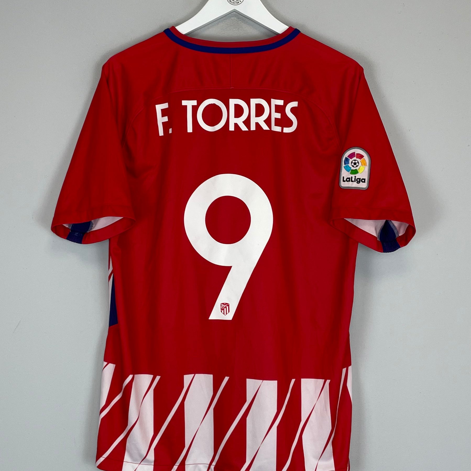 Shop 2017/18 ATLETICO MADRID TORRES #9 HOME SHIRT (L) NIKE, classic football shirts, vintage football shirts & retro soccer jerseys at Cult Kits