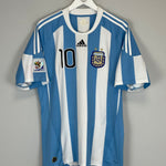 Shop 2010/11 ARGENTINA MESSI #10 HOME SHIRT (L) ADIDAS, classic football shirts, vintage football shirts & retro soccer jerseys at Cult Kits