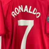 Shop 2007/09 MANCHESTER UNITED RONALDO #7 C/L HOME SHIRT (XXL) NIKE, classic football shirts, vintage football shirts & retro soccer jerseys at Cult Kits