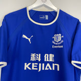 2003/04 EVERTON FERGUSON #10 HOME SHIRT (L) PUMA