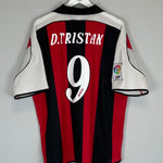 Shop 2001/02 DEPORTIVO LA CORUNA D.TRISTAN #9 AWAY SHIRT (XL) JOMA, classic football shirts, vintage football shirts & retro soccer jerseys at Cult Kits