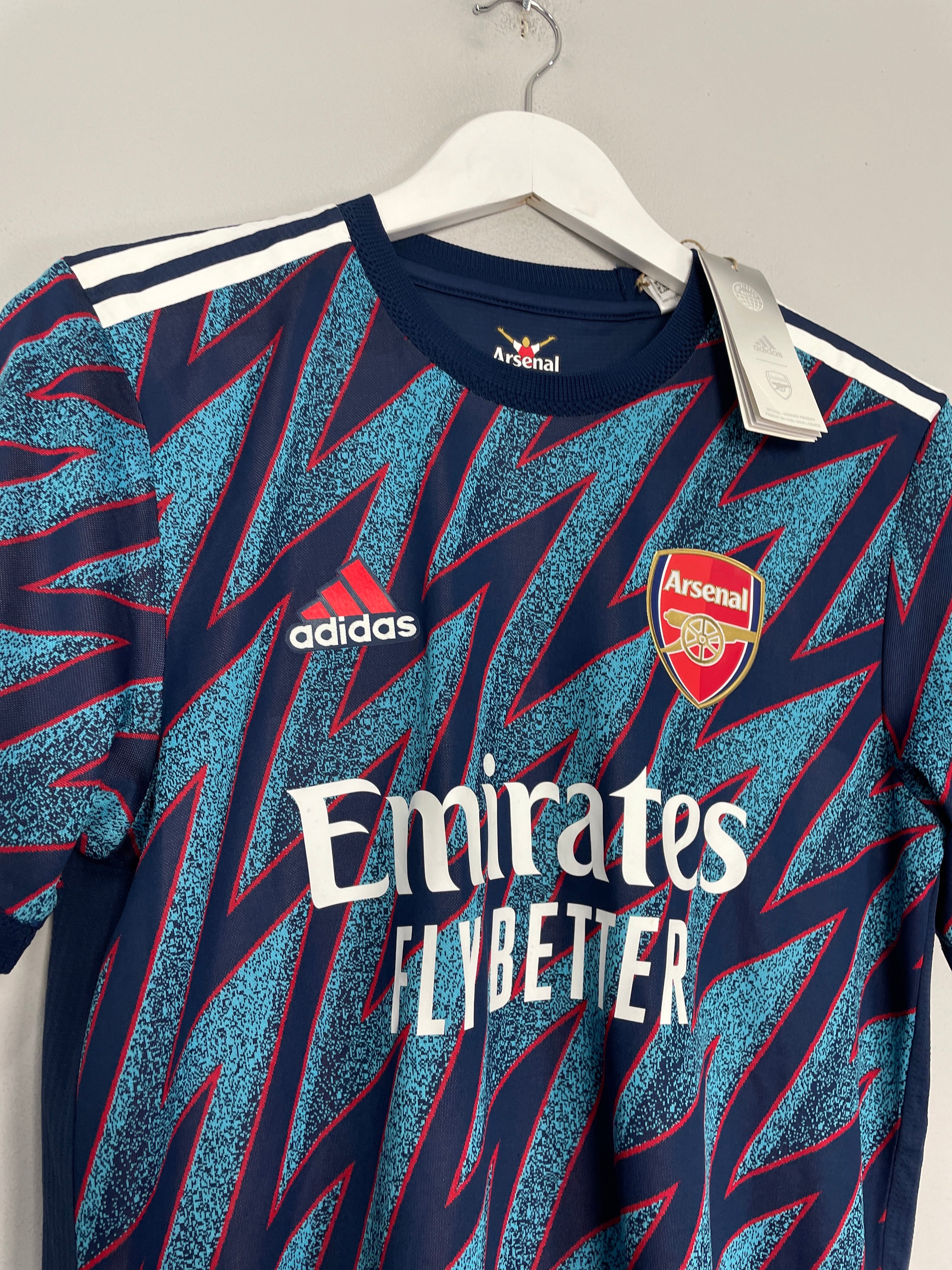 Shop 2021/22 ARSENAL SAKA #7 *BNWT* PLAYER ISSUE THIRD SHIRT (S) ADIDAS, classic football shirts, vintage football shirts & retro soccer jerseys at Cult Kits