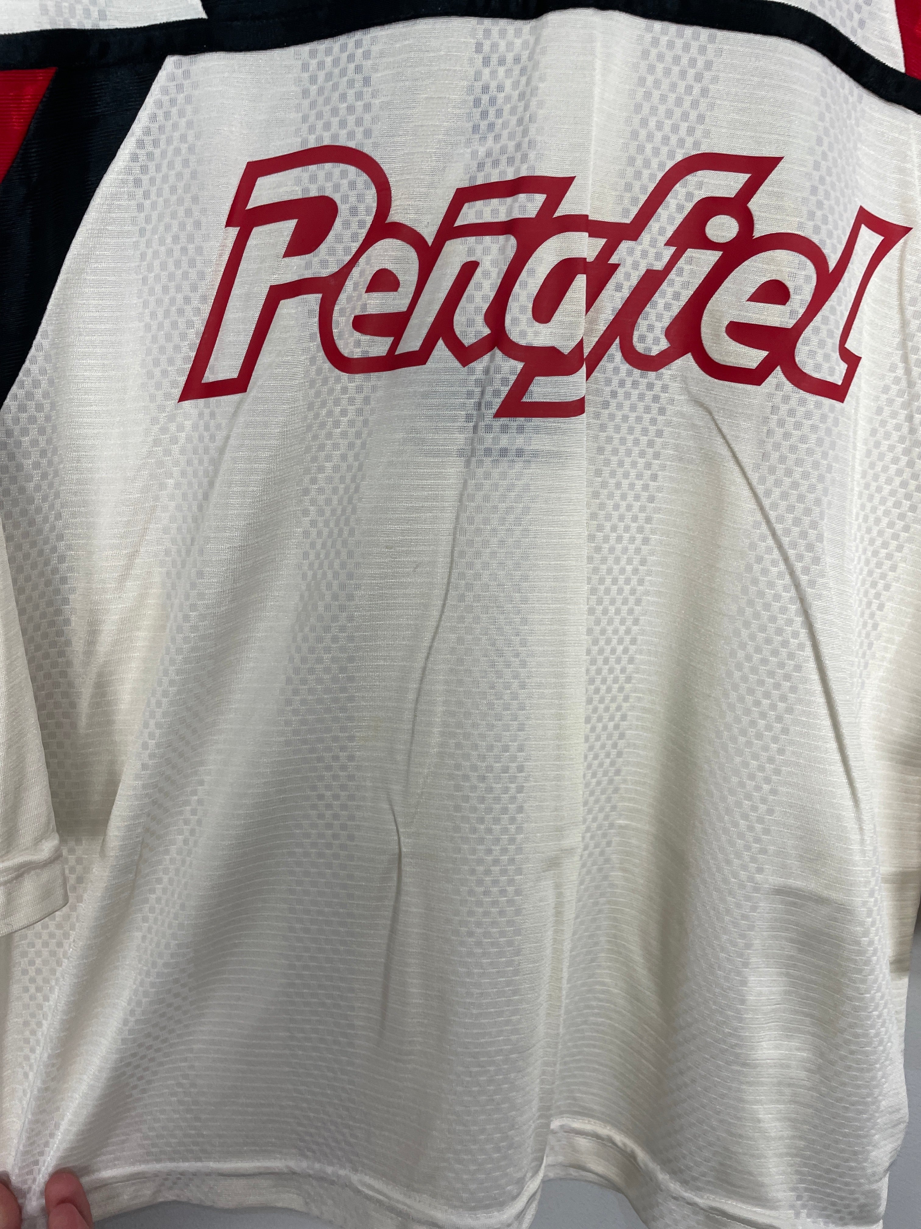 Shop 1992/93 ATLAS #13 AWAY SHIRT (M) PAJARITO SPORT, classic football shirts, vintage football shirts & retro soccer jerseys at Cult Kits