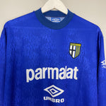 Shop 1993/95 PARMA TRAINING SHIRT (L) UMBRO, classic football shirts, vintage football shirts & retro soccer jerseys at Cult Kits