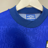 Shop 1993/95 PARMA TRAINING SHIRT (L) UMBRO, classic football shirts, vintage football shirts & retro soccer jerseys at Cult Kits
