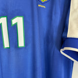 1998/00 BRAZIL ROMARIO #11 AWAY SHIRT (XL) NIKE