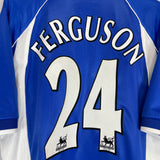 2000/02 EVERTON FERGUSON #24 HOME SHIRT (L) PUMA