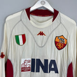 2001/02 ROMA TOTTI #10 L/S HOME SHIRT (L) KAPPA