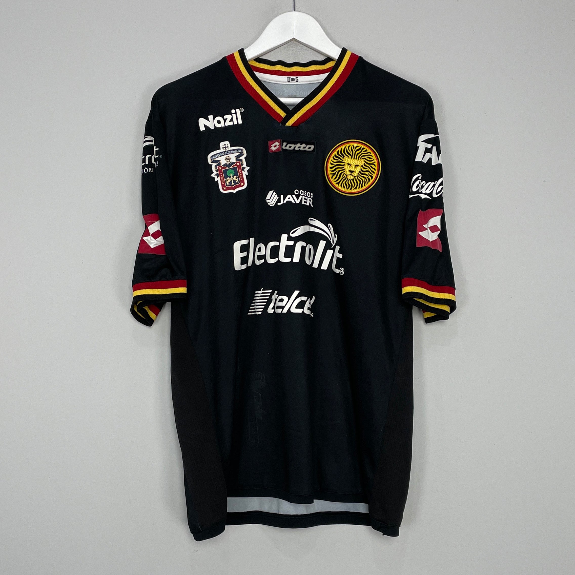 Shop 2014/15 LEONES NEGROS AWAY SHIRT (XL) LOTTO, classic football shirts, vintage football shirts & retro soccer jerseys at Cult Kits