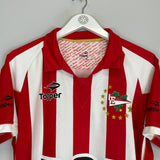 Shop 2009/10 ESTUDIANTES NUNEZ #18 HOME SHIRT (M) TOPPER, classic football shirts, vintage football shirts & retro soccer jerseys at Cult Kits