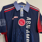 Shop 1997/98 AJAX LAUDRUP #11 AWAY SHIRT (L) UMBRO, classic football shirts, vintage football shirts & retro soccer jerseys at Cult Kits