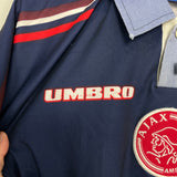 Shop 1997/98 AJAX LAUDRUP #11 AWAY SHIRT (L) UMBRO, classic football shirts, vintage football shirts & retro soccer jerseys at Cult Kits