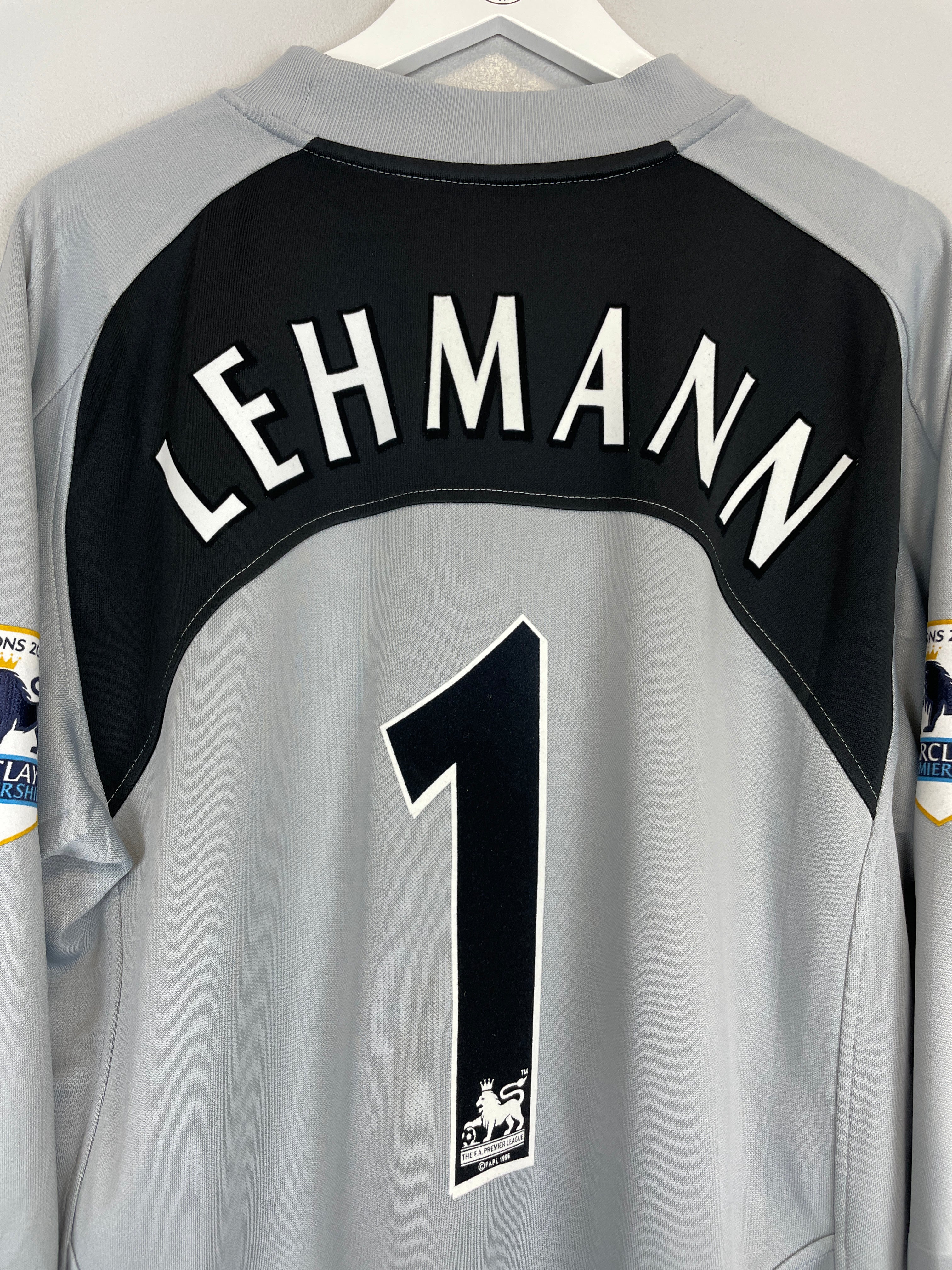 Shop 2004/05 ARSENAL LEHMANN #1 GK SHIRT (XXL) NIKE, classic football shirts, vintage football shirts & retro soccer jerseys at Cult Kits