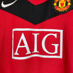 Shop 2009/10 MANCHESTER UNITED SCHOLES #18 L/S HOME SHIRT (L) NIKE, classic football shirts, vintage football shirts & retro soccer jerseys at Cult Kits