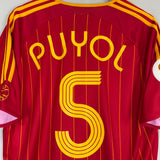 Shop 2006/08 SPAIN PUYOL #5 HOME SHIRT (L) ADIDAS, classic football shirts, vintage football shirts & retro soccer jerseys at Cult Kits
