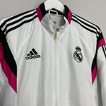 Shop 2014/15 REAL MADRID TRACK JACKET (L) ADIDAS, classic football shirts, vintage football shirts & retro soccer jerseys at Cult Kits