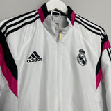 Shop 2014/15 REAL MADRID TRACK JACKET (L) ADIDAS, classic football shirts, vintage football shirts & retro soccer jerseys at Cult Kits