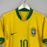 Shop 2006/07 BRAZIL RONALDINHO #10 HOME SHIRT (L) NIKE, classic football shirts, vintage football shirts & retro soccer jerseys at Cult Kits