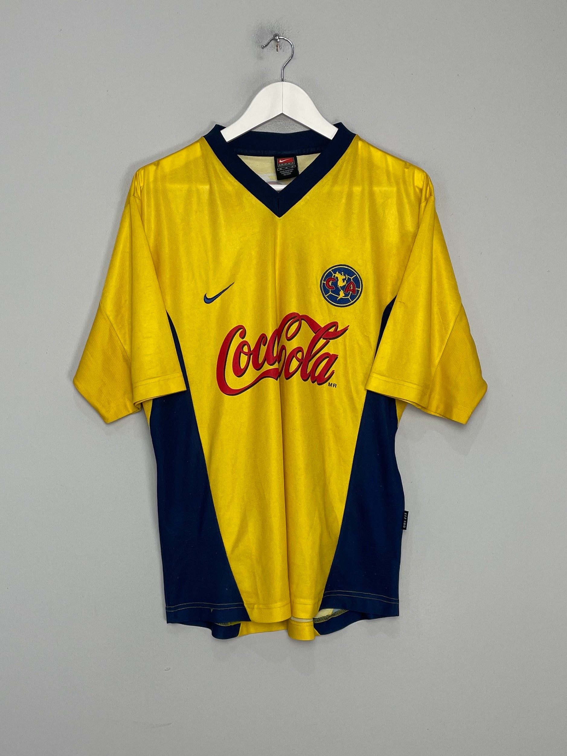 Shop 2000/01 CLUB AMERICA HOME SHIRT (M) NIKE, classic football shirts, vintage football shirts & retro soccer jerseys at Cult Kits