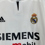 2003/04 REAL MADRID FIGO #10 HOME SHIRT (XL) ADIDAS