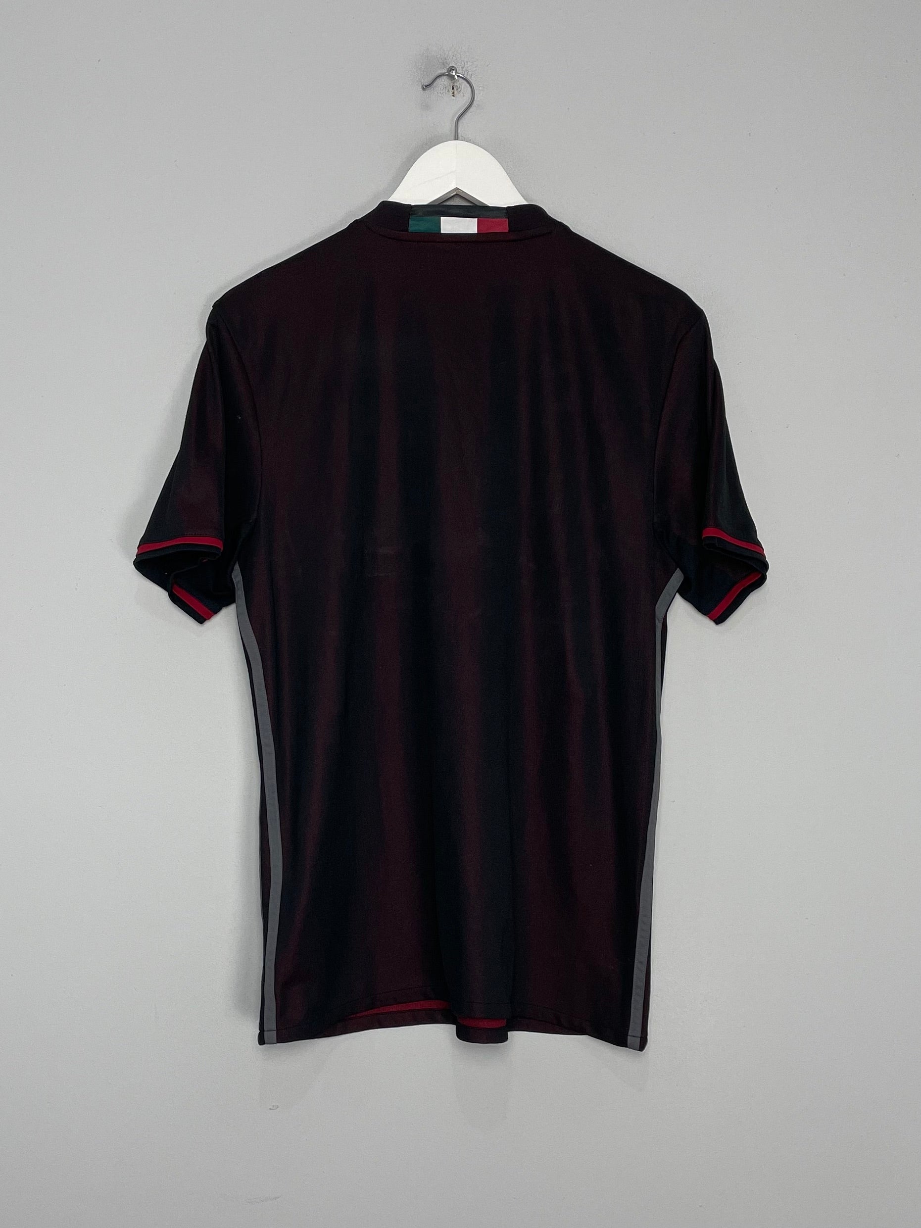 Shop 2016/17 AC MILAN HOME SHIRT (M) ADIDAS, classic football shirts, vintage football shirts & retro soccer jerseys at Cult Kits
