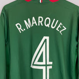 Shop 2006/07 MEXICO R.MARQUEZ #4 L/S HOME SHIRT (L) NIKE, classic football shirts, vintage football shirts & retro soccer jerseys at Cult Kits