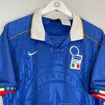 Shop 1995/96 ITALY HOME SHIRT (L) NIKE, classic football shirts, vintage football shirts & retro soccer jerseys at Cult Kits