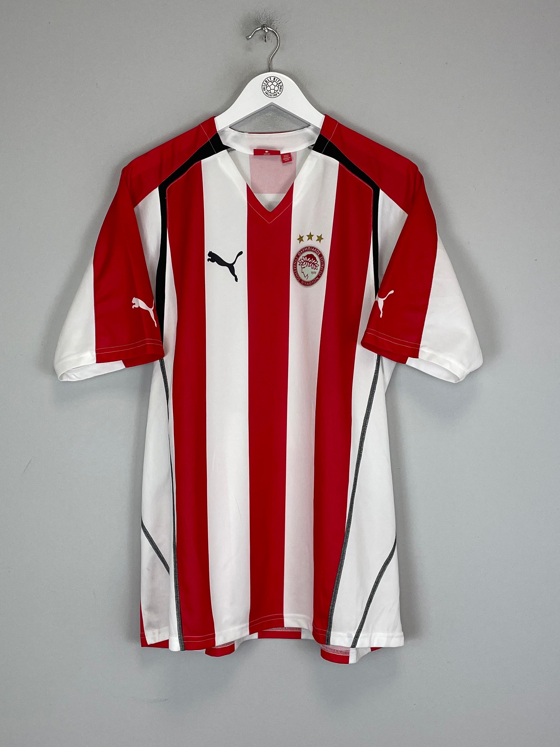 Shop 2005/06 OLYMPIAKOS RIVALDO #10 HOME SHIRT (XXL) PUMA, classic football shirts, vintage football shirts & retro soccer jerseys at Cult Kits