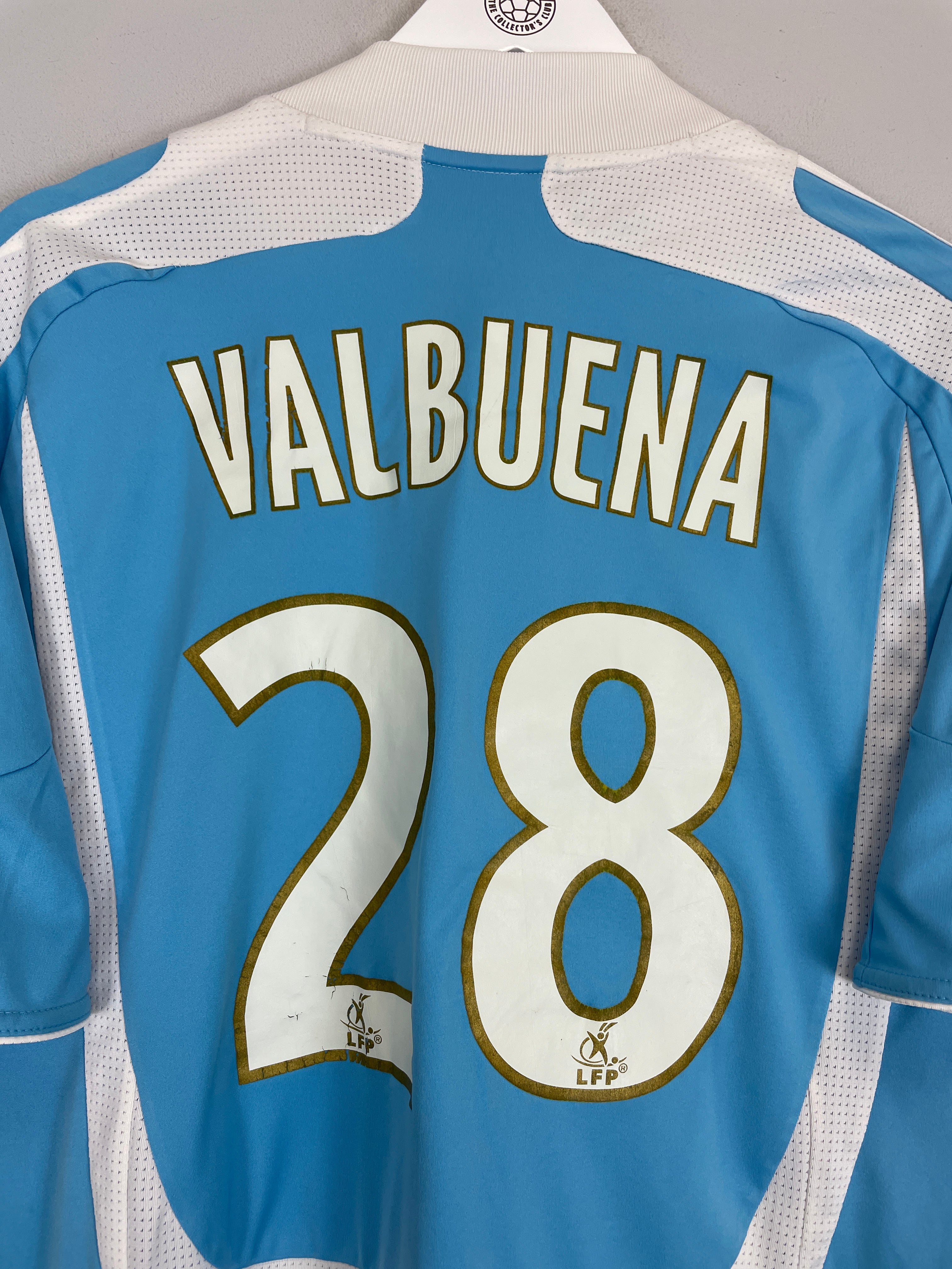 Shop 2007/08 MARSEILLE VALBUENA #28 HOME SHIRT (L) ADIDAS, classic football shirts, vintage football shirts & retro soccer jerseys at Cult Kits