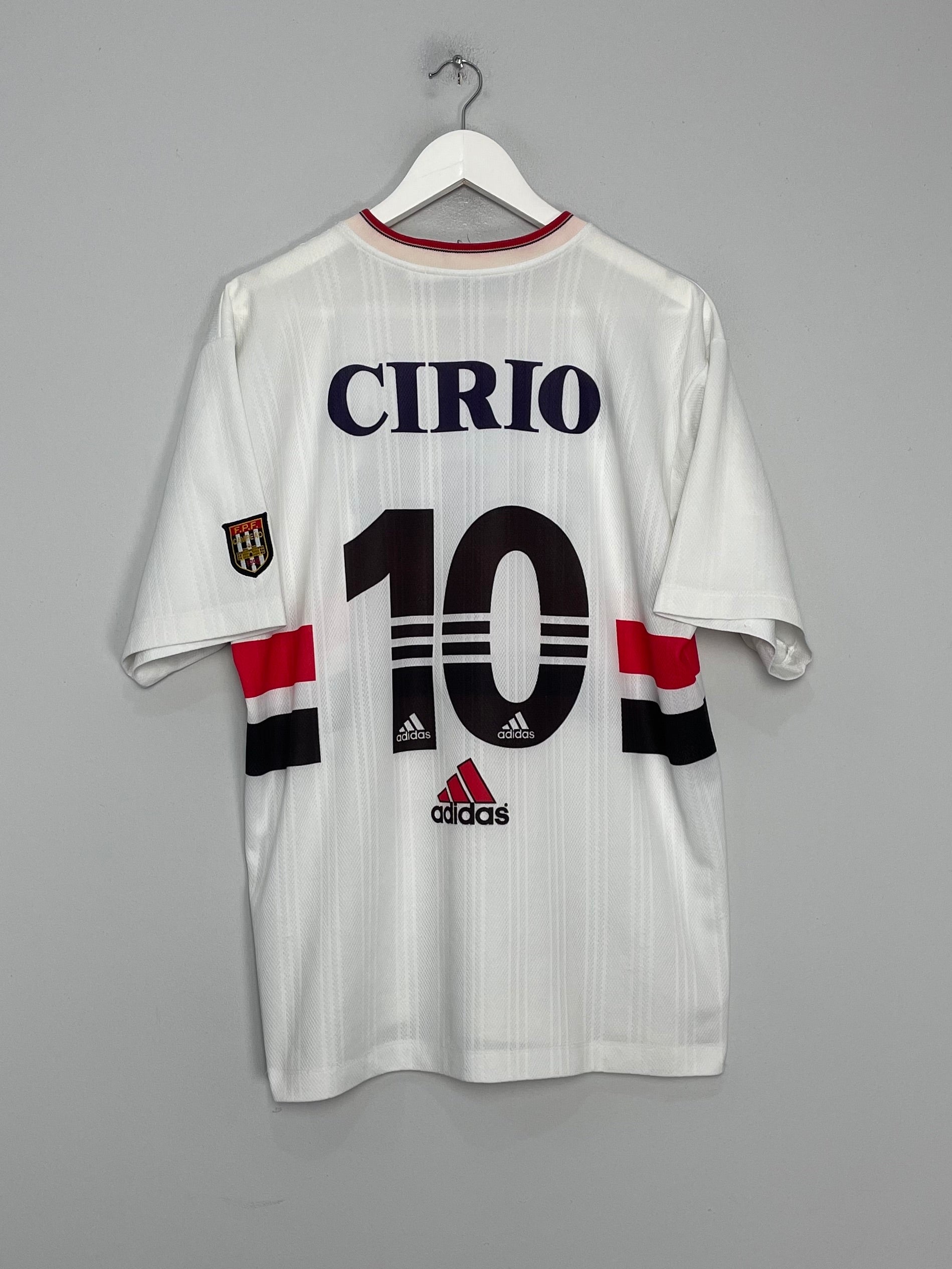 Shop 1998 SAO PAULO #10 HOME SHIRT (M) ADIDAS, classic football shirts, vintage football shirts & retro soccer jerseys at Cult Kits
