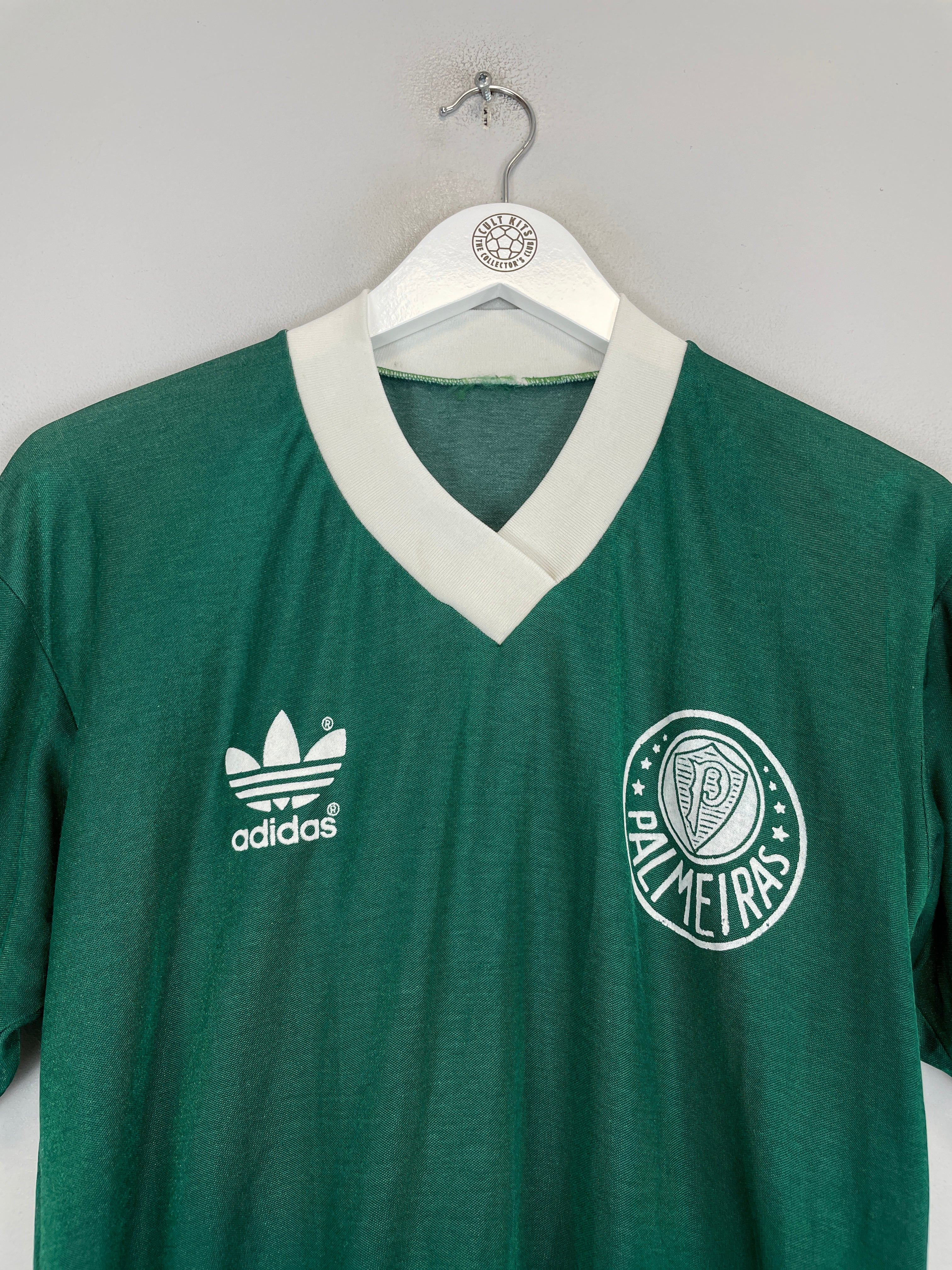 Shop 1985/87 PALMEIRAS #7 HOME SHIRT (M) ADIDAS, classic football shirts, vintage football shirts & retro soccer jerseys at Cult Kits