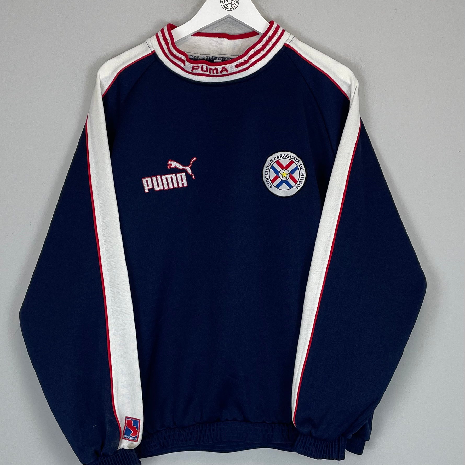 Shop 1999/00 PARAGUAY JUMPER (M) PUMA, classic football shirts, vintage football shirts & retro soccer jerseys at Cult Kits