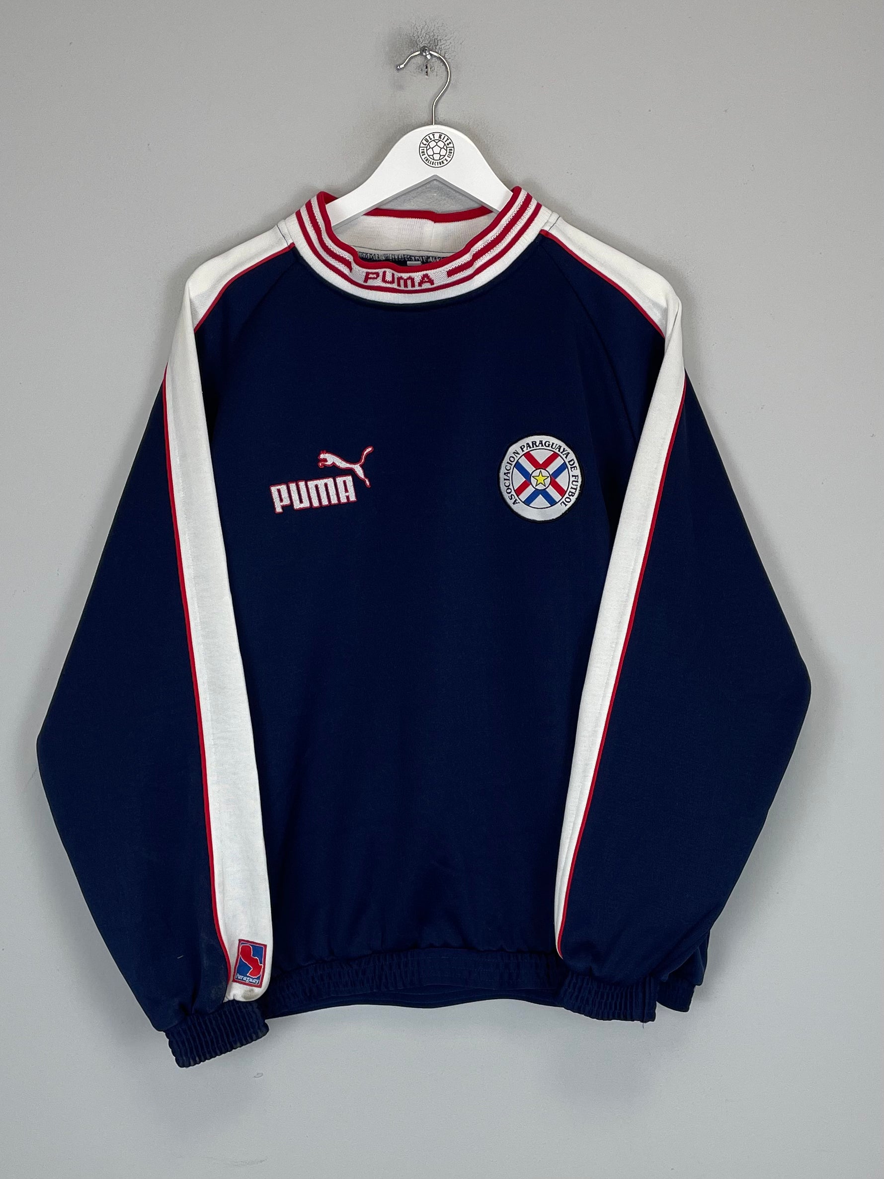 Shop 1999/00 PARAGUAY JUMPER (M) PUMA, classic football shirts, vintage football shirts & retro soccer jerseys at Cult Kits