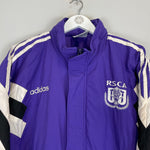 Shop 1996/97 ANDERLECHT BENCH COAT (M) ADIDAS, classic football shirts, vintage football shirts & retro soccer jerseys at Cult Kits
