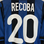 Shop 1999/00 INTER MILAN RECOBA #20 HOME SHIRT (M) NIKE, classic football shirts, vintage football shirts & retro soccer jerseys at Cult Kits
