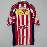 Shop 1999/00 CHIVAS GUADALAJARA HOME SHIRT (L) ATLETICA, classic football shirts, vintage football shirts & retro soccer jerseys at Cult Kits