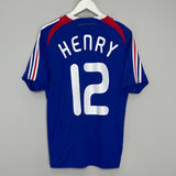 Shop 2007/08 FRANCE HENRY #12 HOME SHIRT (S) ADIDAS, classic football shirts, vintage football shirts & retro soccer jerseys at Cult Kits