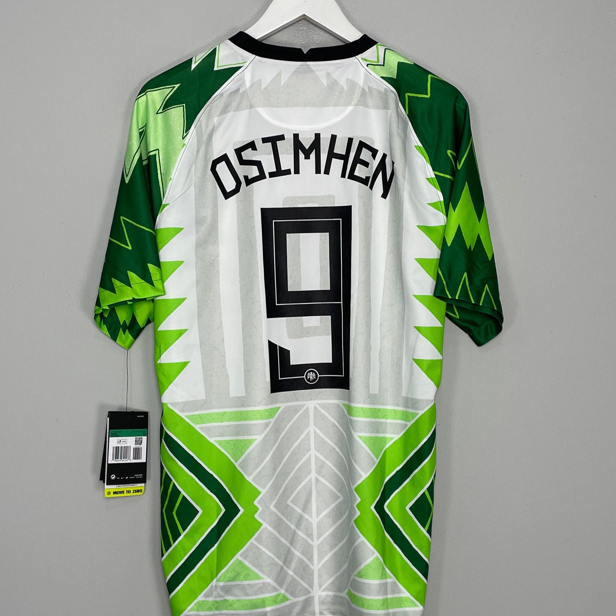 Shop 2020/21 NIGERIA OSIMHEN #9 *BNWT* HOME SHIRT (XL) NIKE, classic football shirts, vintage football shirts & retro soccer jerseys at Cult Kits