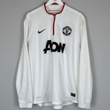 2012/14 MANCHESTER UNITED ROONEY #10 L/S AWAY SHIRT (XL) NIKE