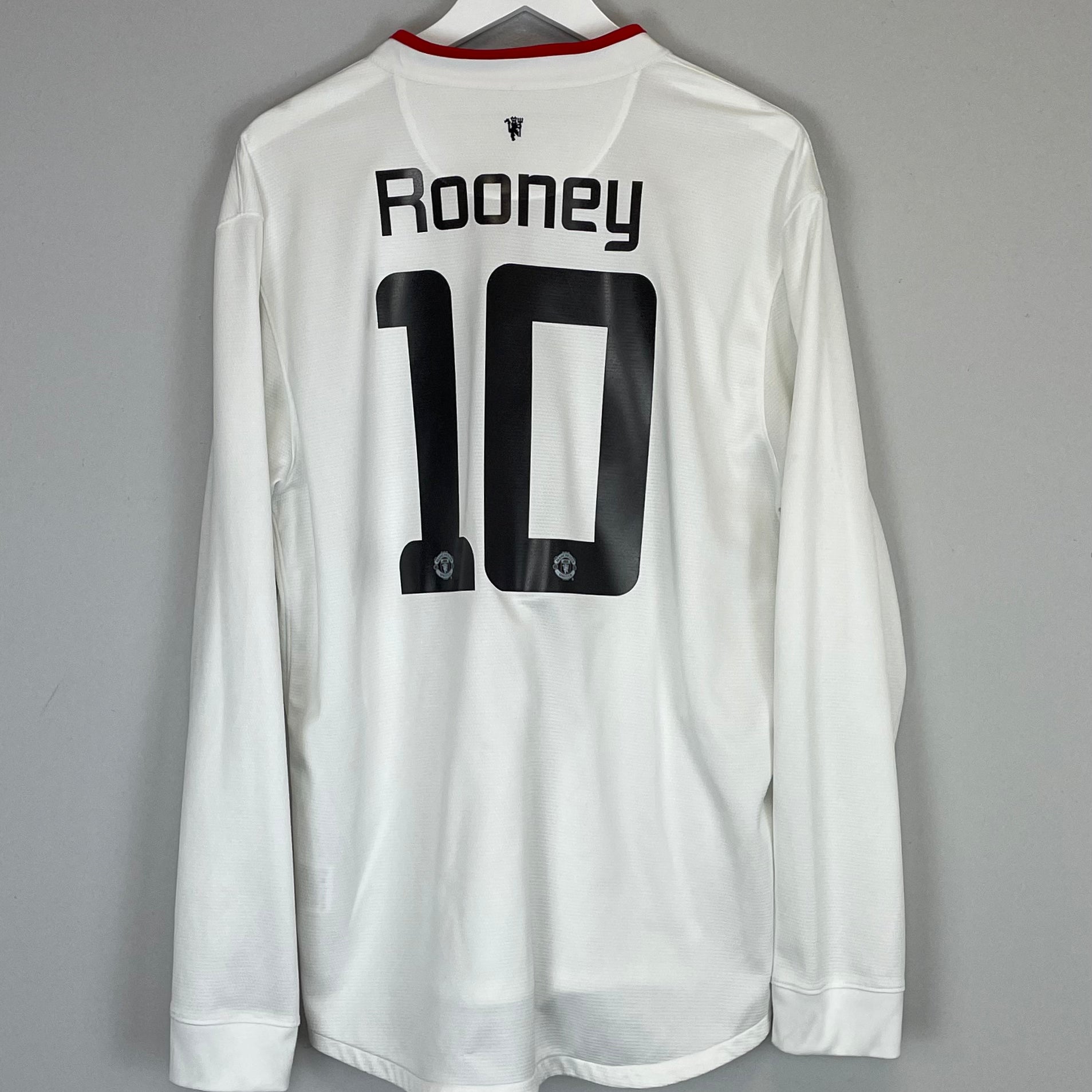 Shop 2012/14 MANCHESTER UNITED ROONEY #10 L/S AWAY SHIRT (XL) NIKE, classic football shirts, vintage football shirts & retro soccer jerseys at Cult Kits